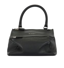 Small Pandora Bag, Leather, Black, EFG0159, DB/S